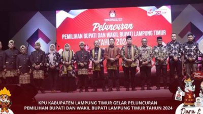KPU Lampung Timur Luncurkan Tahapan Pemilihan Bupati dan Wakil Tahun 2024