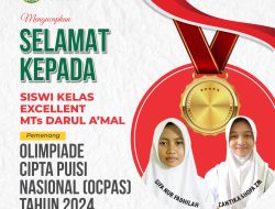 OCPAS 2024, Siswi MTs Darul A’mal Metro Juara Olimpiade Tingkat Nasional