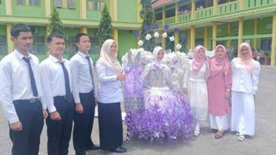 Sebagai Bentuk Kepedulian, Dihari Ulang Tahun nya yang ke-23, SMK Negeri 3 Metro Adakan Bakti Sosial