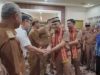 Waw.! Hari Pertama Ngantor, Walikota Metro Disambut Ratusan ASN