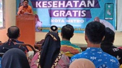 Pemkot Metro melalui Dinkes, Launching Program Pemeriksaan Kesehatan Gratis