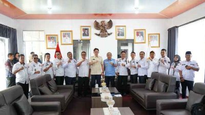 Bupati dan Wakil Bupati Lampung Selatan Terima Audensi DPC Apdesi Lampung Selatan