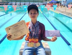 Atlet Renang dari SMPN 7 Metro Dinyatakan Perenang Terbaik