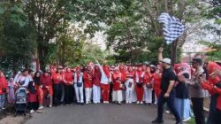 Dinas Pendidikan dan Kebudayaan Kota Metro menggelar Jalan Sehat memperingati HUT RI ke-80