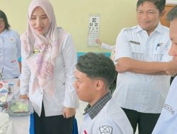 Untuk Menjamin Kesejahteraan serta Kesehatan para Siswa, Dr. Eko Hendro Saputra Pimpin Cek Kesehatan 