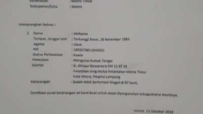 Rugikan Hak Masyarakat, Ketua RW 11 Iringmulyo Metro Timur Diduga Hilangkan Bantuan dengan Membuat Keterangan Palsu Nyatakan Bukan Lagi Warganya